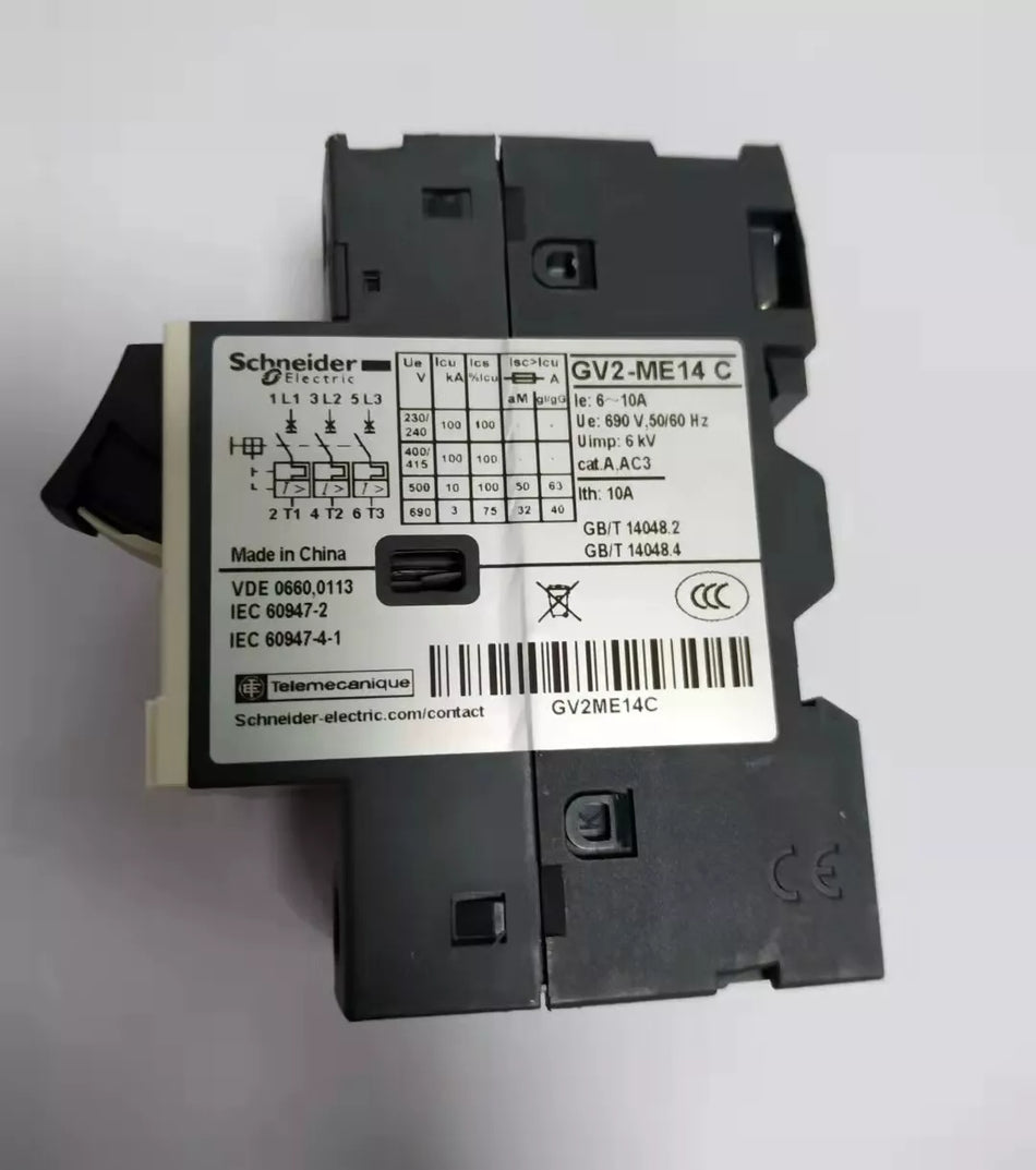 IPC New Schneider GV2ME14C GV2-ME14C Motor Starter 6-10A Circuit Breakers