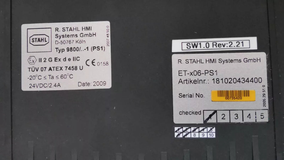 1pc used ET-x06-PS1