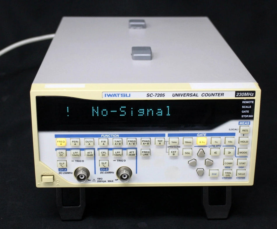 IWATSU SC7205 230MHz 2ch Universal Counter