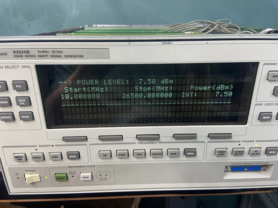 HP Agilent 83620B 83630B Signal Generator/Sweeper Cal'd Opt 8