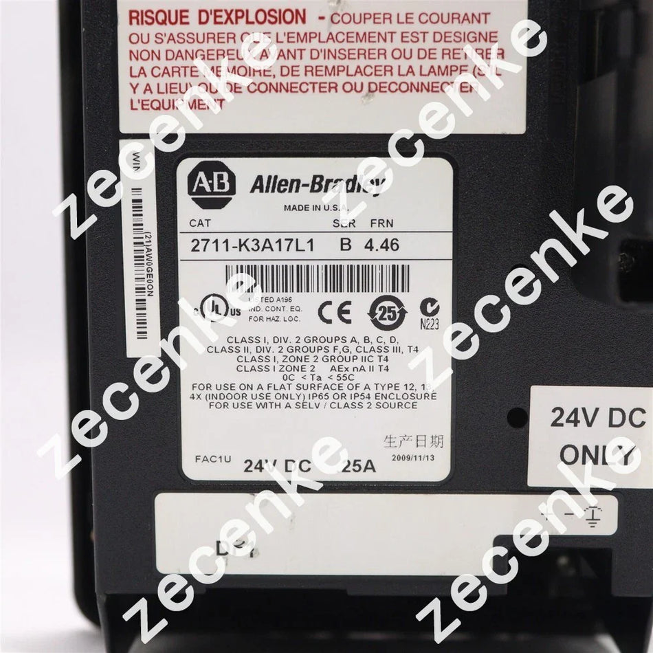 ALLEN BRADLEY PanelView 300 2711-K3A17L1/B
