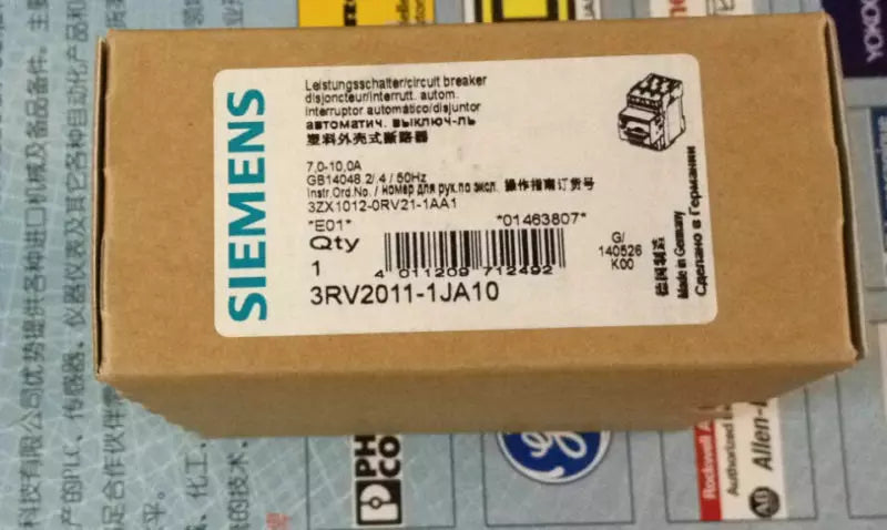 Siemens 3RV2011-1JA10 Circuit Breaker - Efficient Protection for Electrical Circuits