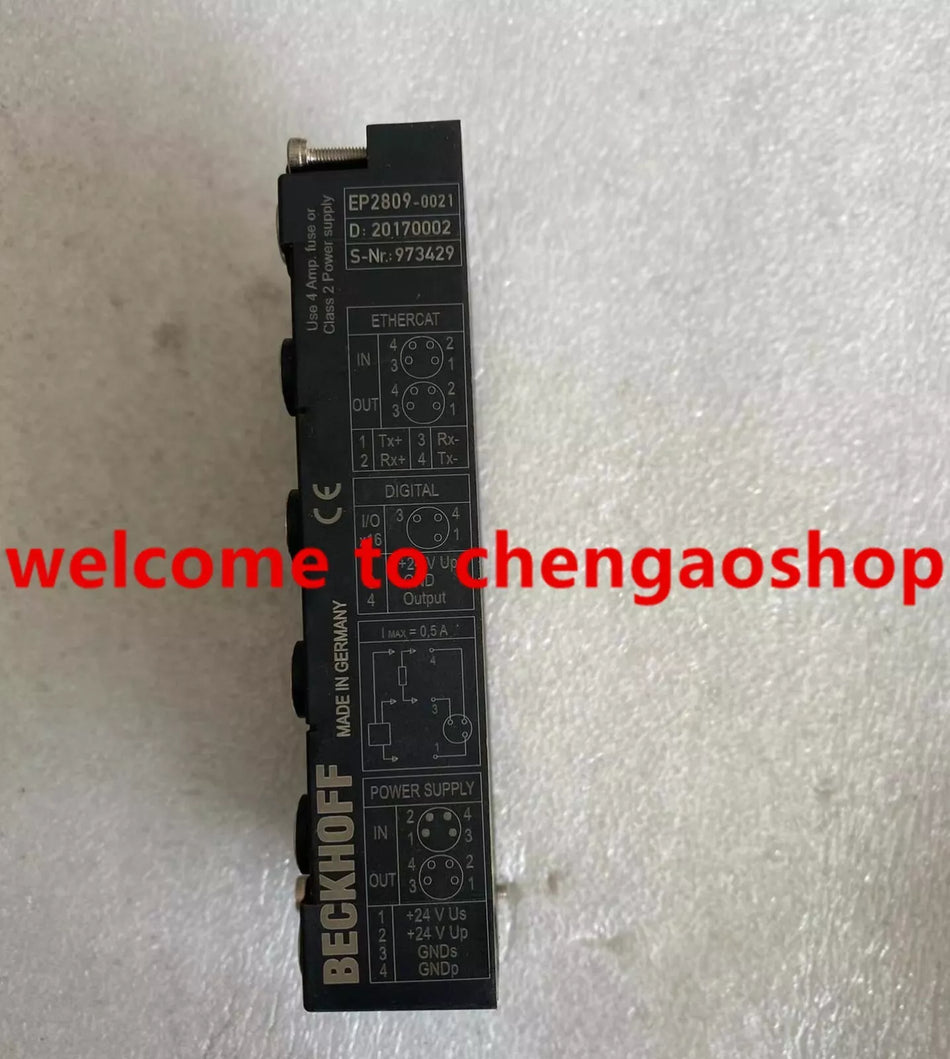 1pc USED Beckhoff EP2809-0021 Module TESTED #V4H4 CH