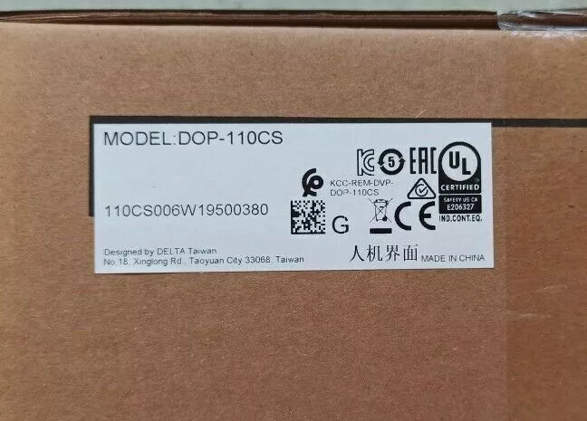 Delta DOP-110CS HMI Touch Screen Panel