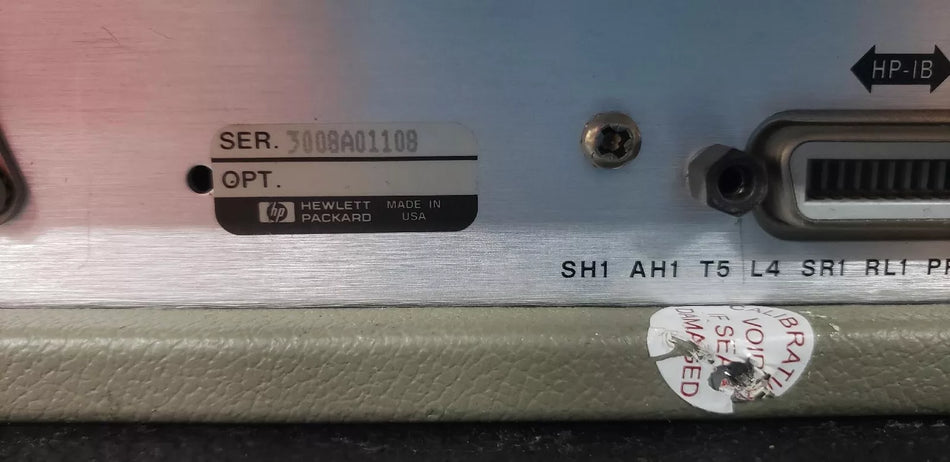 HP - Agilent - Keysight 3585B 3008A01108 Spectrum Analyzer, 20Hz to 40MHz