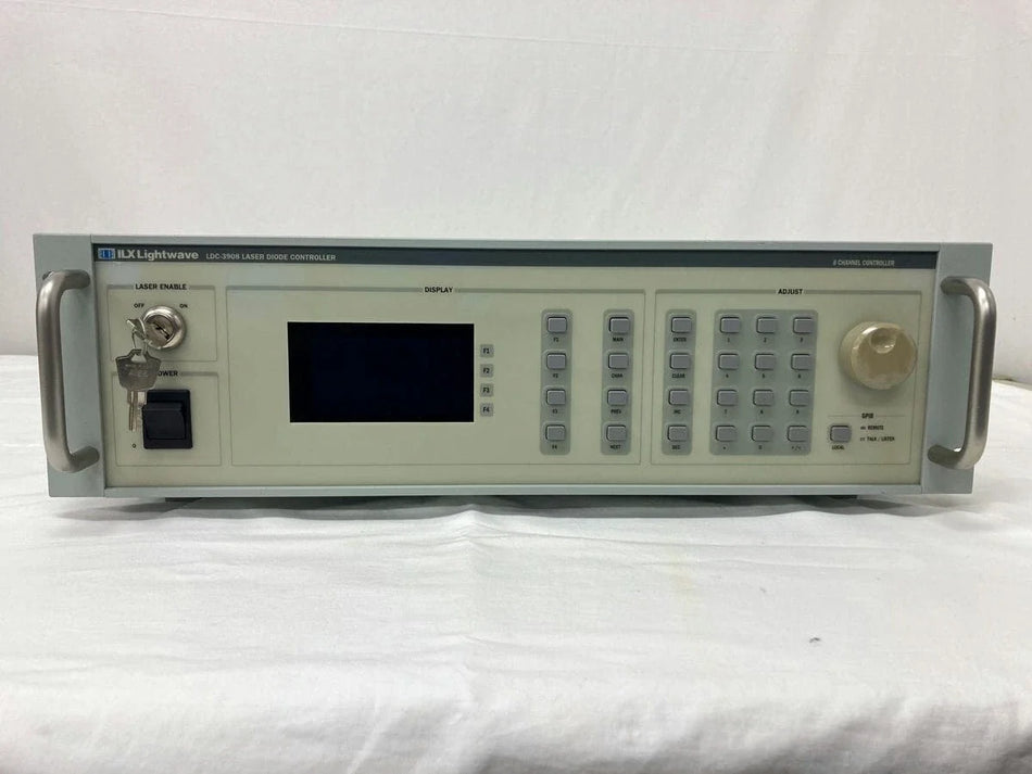 ILX Lightwave LDC-3908 Mainframe LDC-3916550*8 9W TEC, Dual Channel
