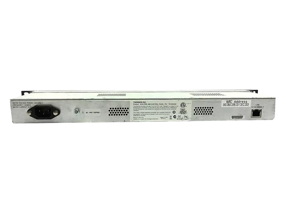 Grass Valley ENC/PRE-48b Encore Prelude Control Panel PN:761002000