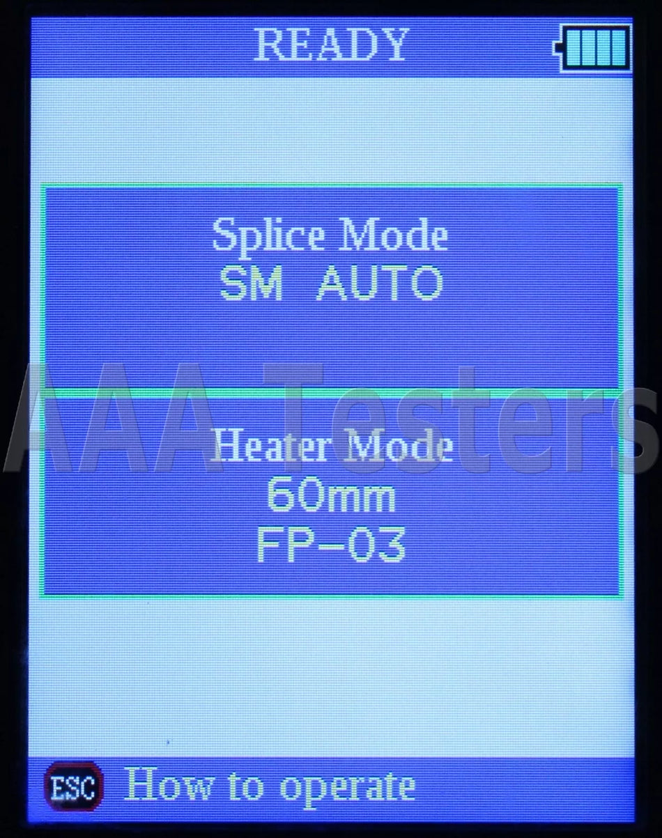 Fujikura FSM-18S SM MM Fiber Fusion Splicer w/ Precision Cleaver FSM 18S FSM18S