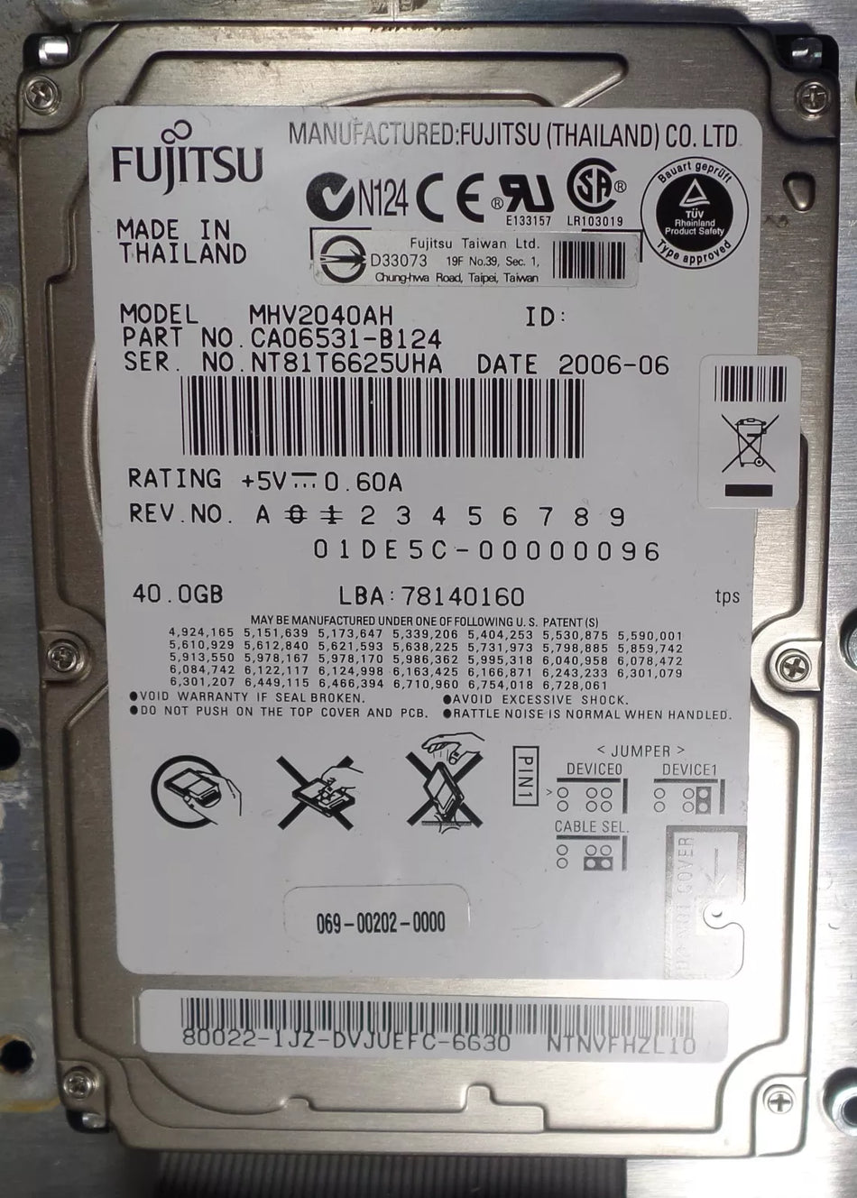 Agilent 0960-2688 CPU Module (N9020-60031) for N9000A/N9010A/N9020A 40Gb Drive