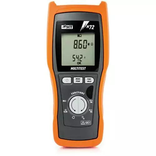 HT Instruments M72 500V Insulation Meter, 200mA Continuity Meter and TRMS DMM
