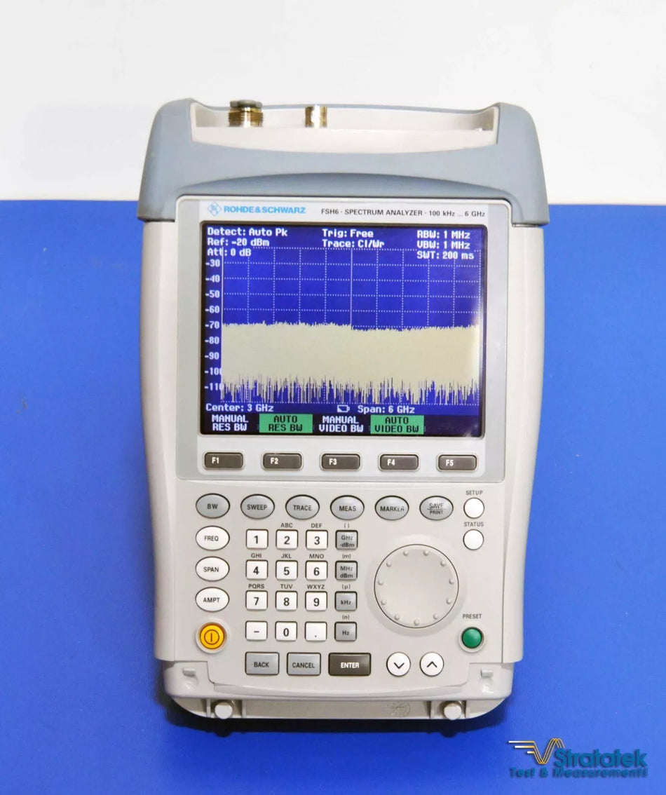 Rohde & Schwarz FSH6 Spectrum Analyzer 100kHz - 6GHz PreAmp Calibrated