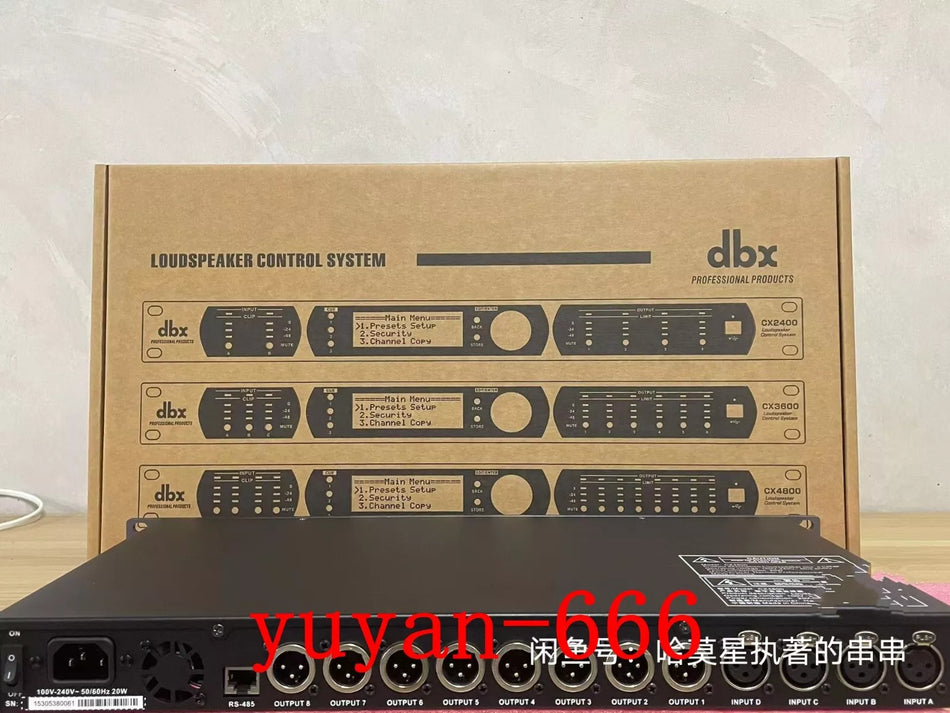 1PCS NEW DBX 4800 CX4800 Digital Audio Processor #N277P YF