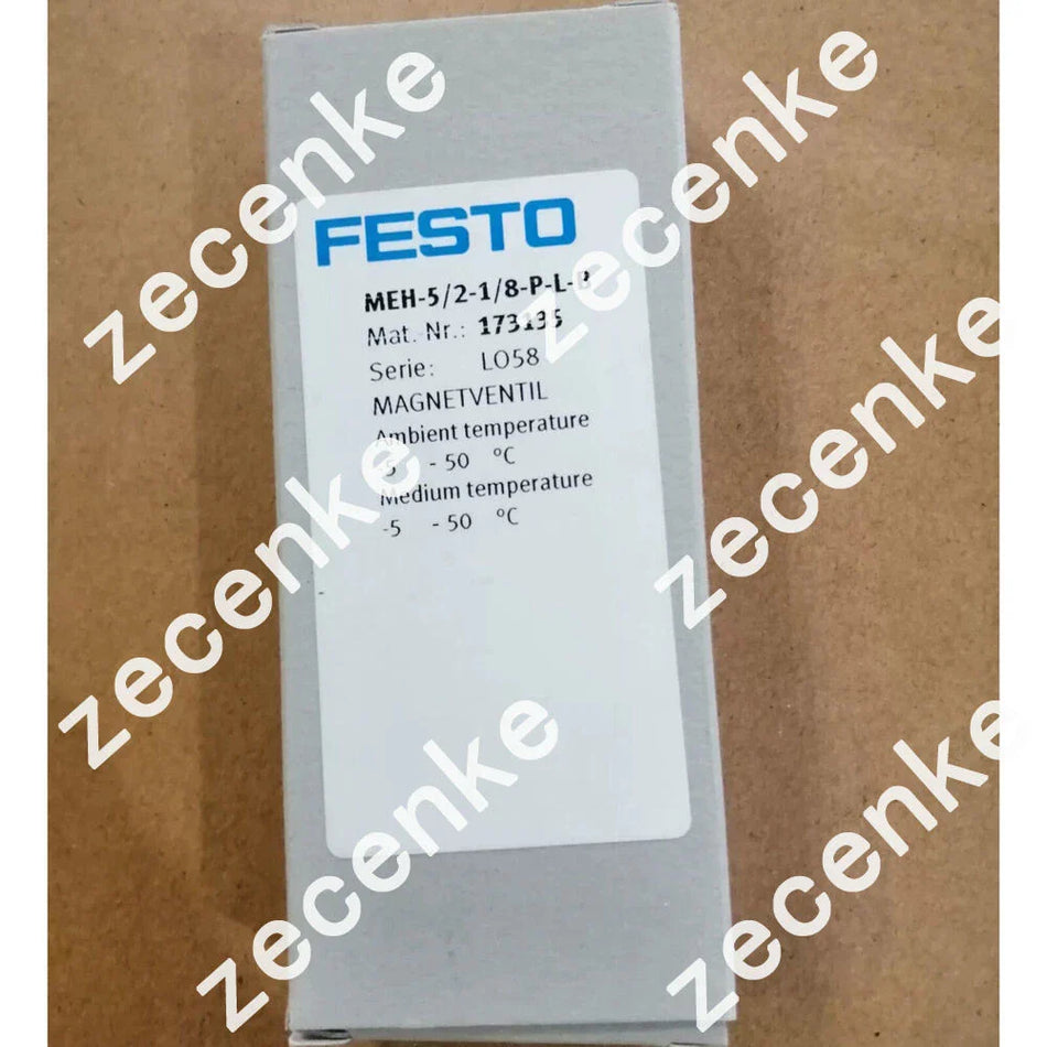 1PC New Festo MEH-5/2-1/8-P-L-B 173135 Solenoid Valve