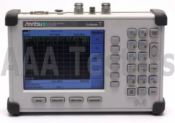 Anritsu SiteMaster S332D Cable / Antenna & Spectrum Analyzer w/ Option 3: Color