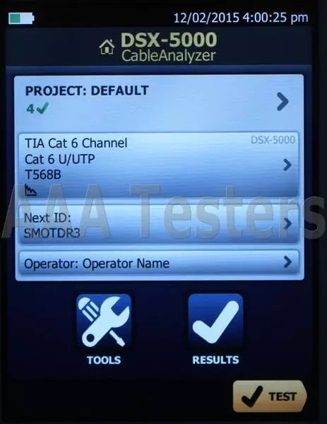 Fluke DSX-5000 Cat6a Certifier w/ OFP-100-Q OFP-QUAD OptiFiber PRO SM MM OTDR