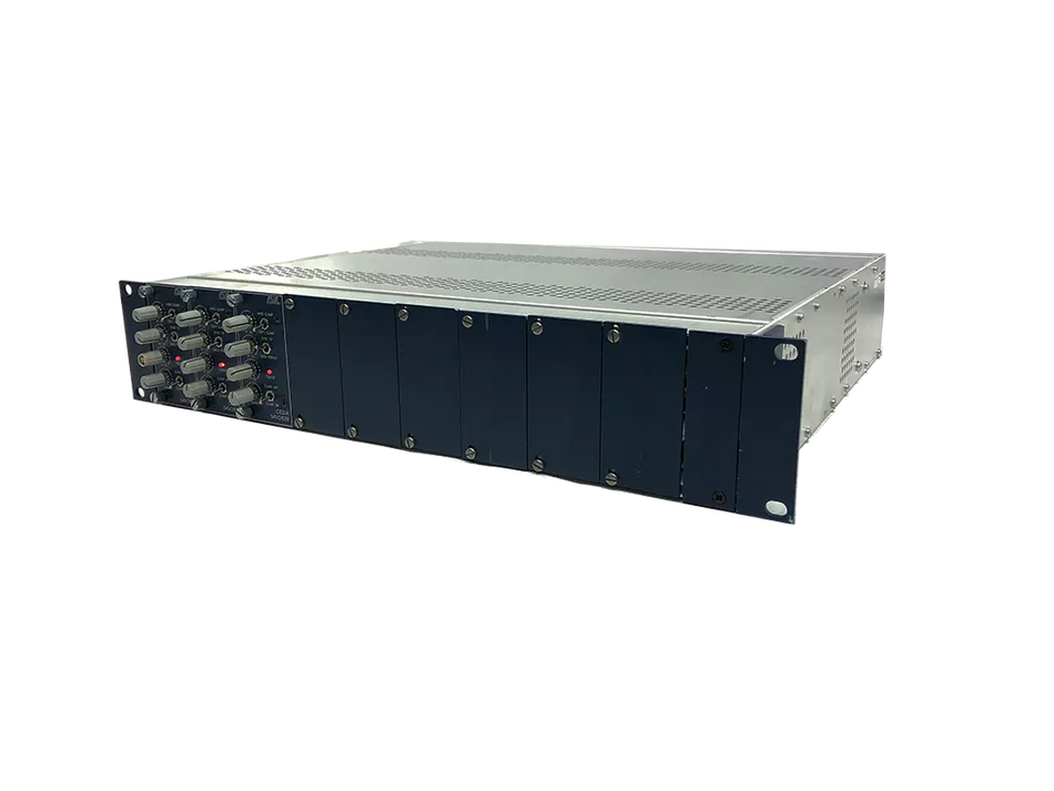 DTL Broadcast 5AV2645 2U 19 Rack Mounting Frame with 3 5AV2628 VDA