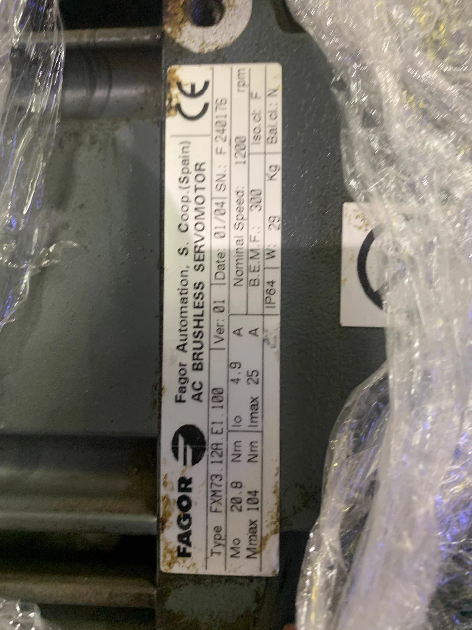 FAGOR MOTOR FXM73.12A.E1.100 - High-Efficiency 3-Phase Asynchronous Electric Motor
