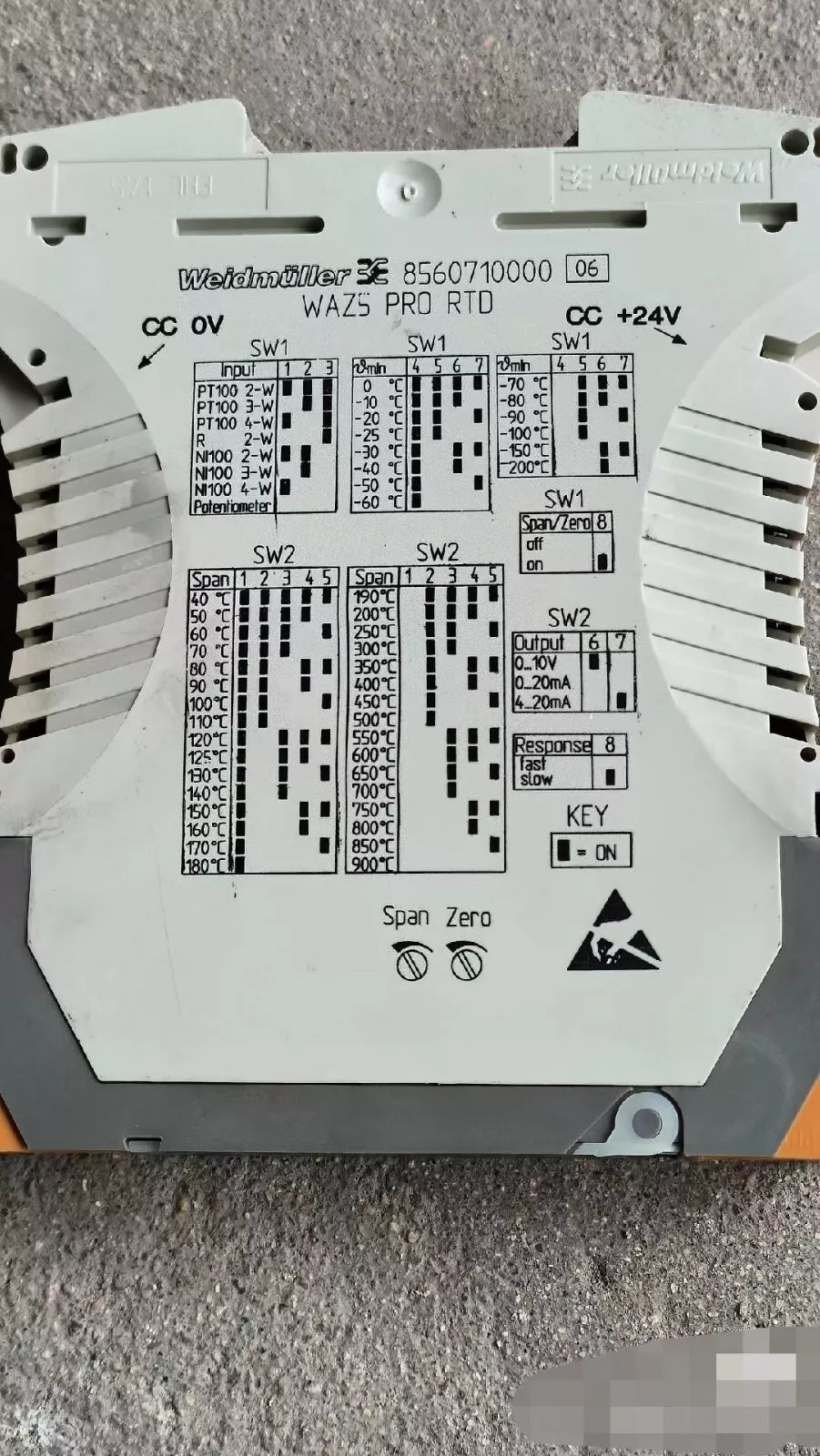 1pc USED 8560710000 WAZ5 PRO RTD Isolator TESTED By #V9RA CH