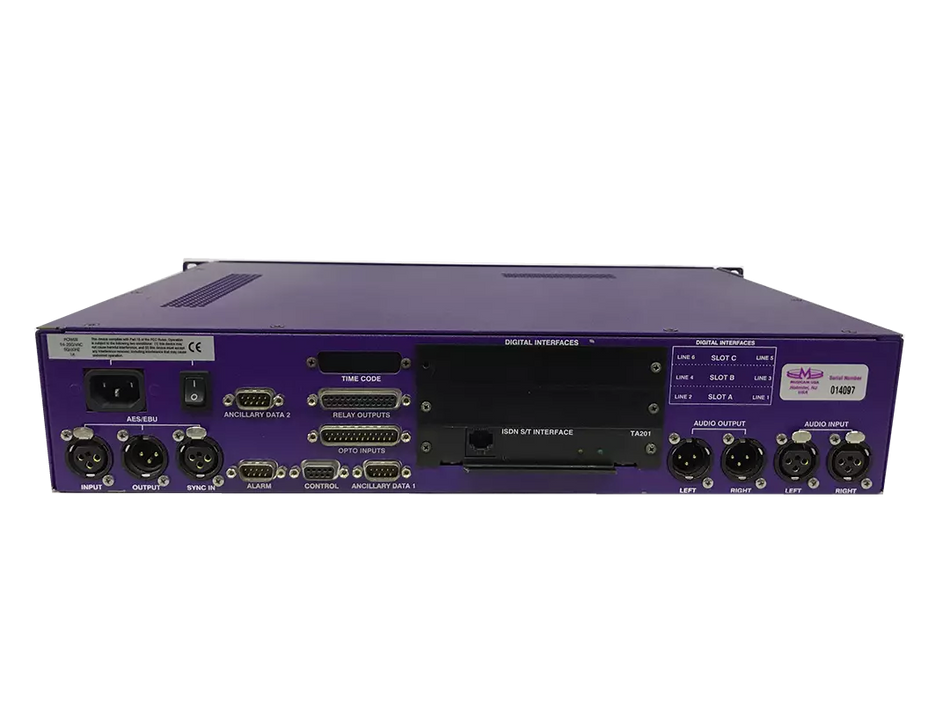 CCS Musicam Prima LT Plus Audio Codec with ISDN S/T Interface Card TA201