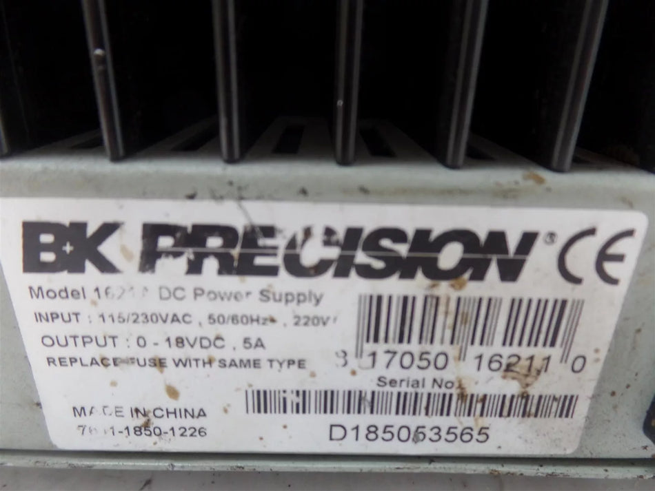 BK Precision 1621A DC Regulated Power Supply