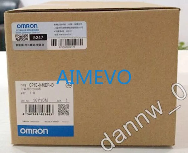 New In Box OMRON CP1E-N40DR-D PLC module