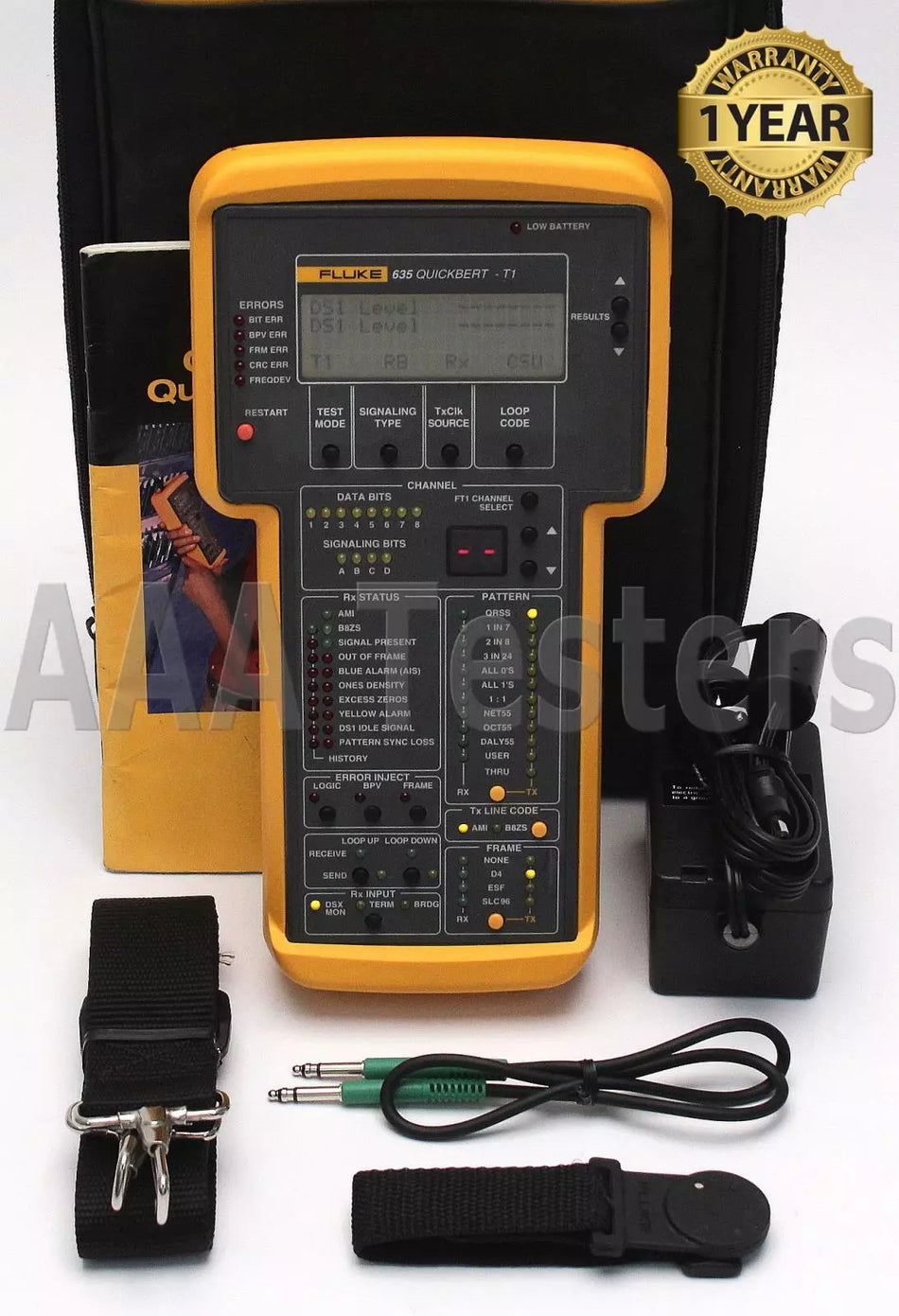 Fluke Networks 635 QuickBERT-T1 Handheld T1 Tester 635A