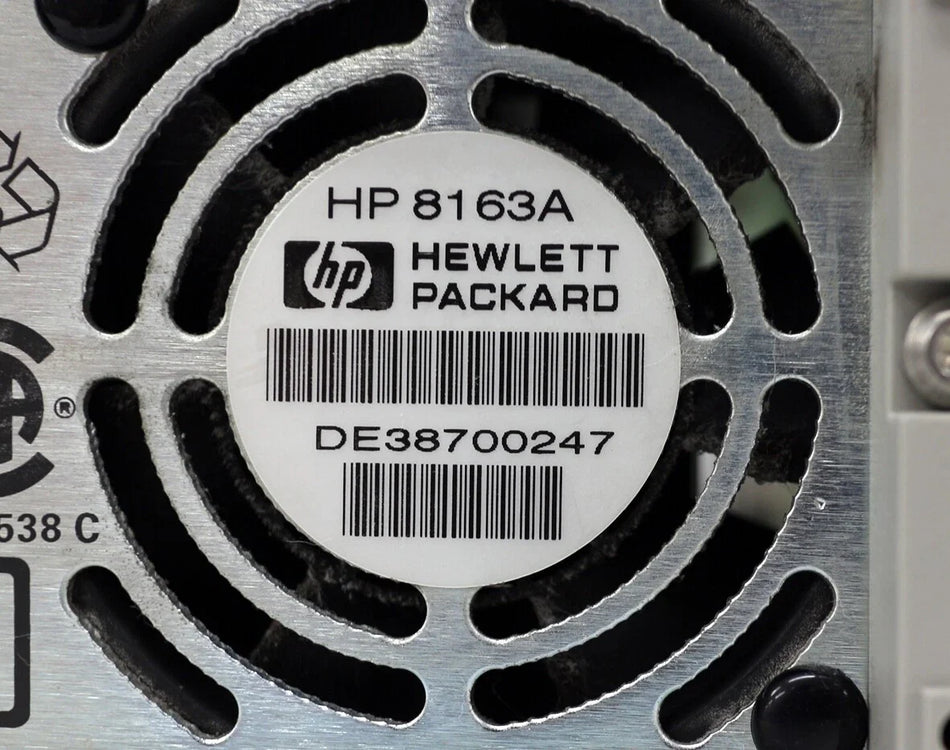 HP 8163A Lightwave Measurement System