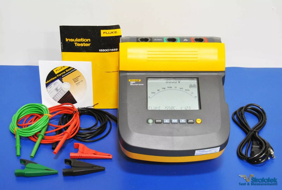 Fluke 1550C 5kV Insulation Tester MegOhmmeter NIST Calibrated
