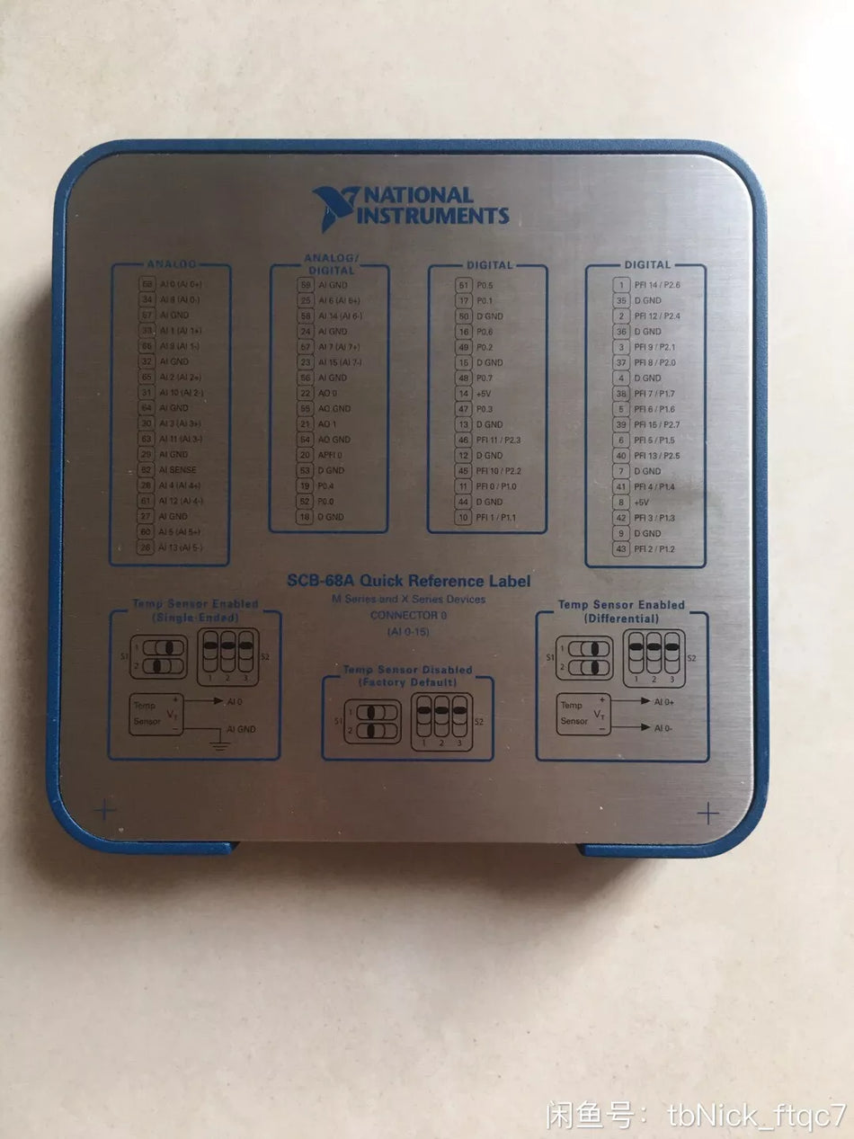 1pc Used test OK NI SCB-68A shielded junction box #W73A WX