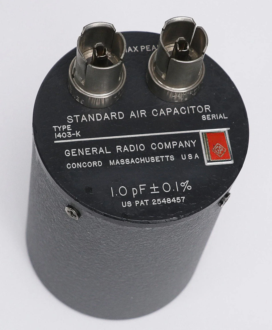 Gen Rad 1403-K Standard Air Capacitor 1.0 pF +/- 0.1%