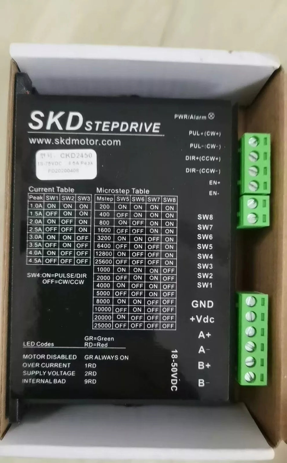 1pc NEW CKD2450 stepper driver #VRF8 CH/