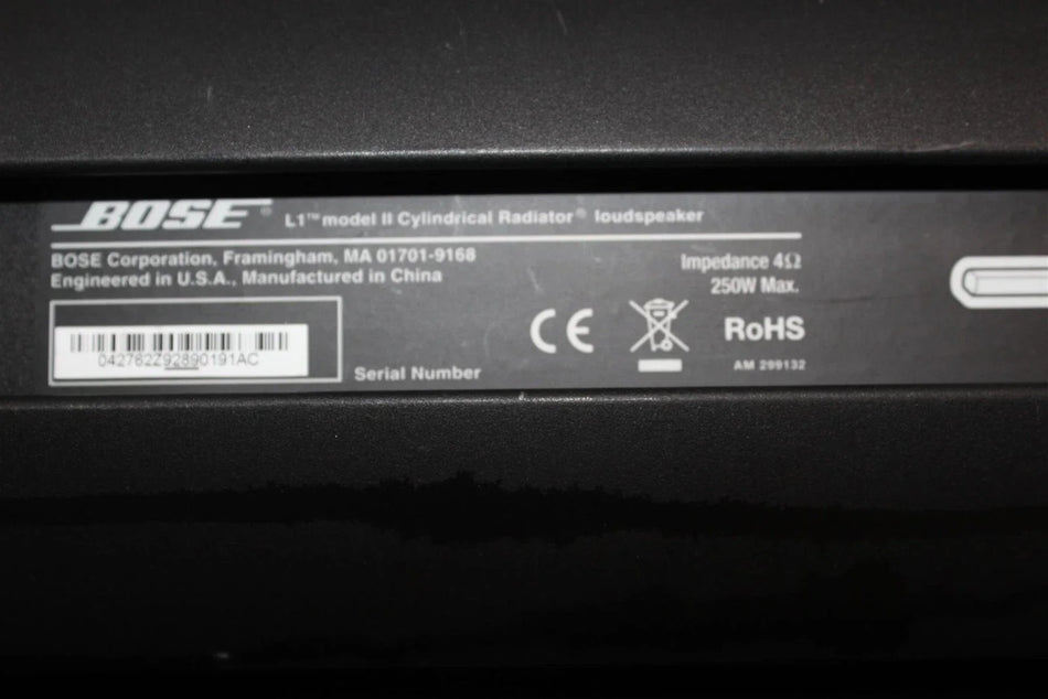 Bose L1 Model II Cylindrical Radiator Tower speakers only - Free Shipping.