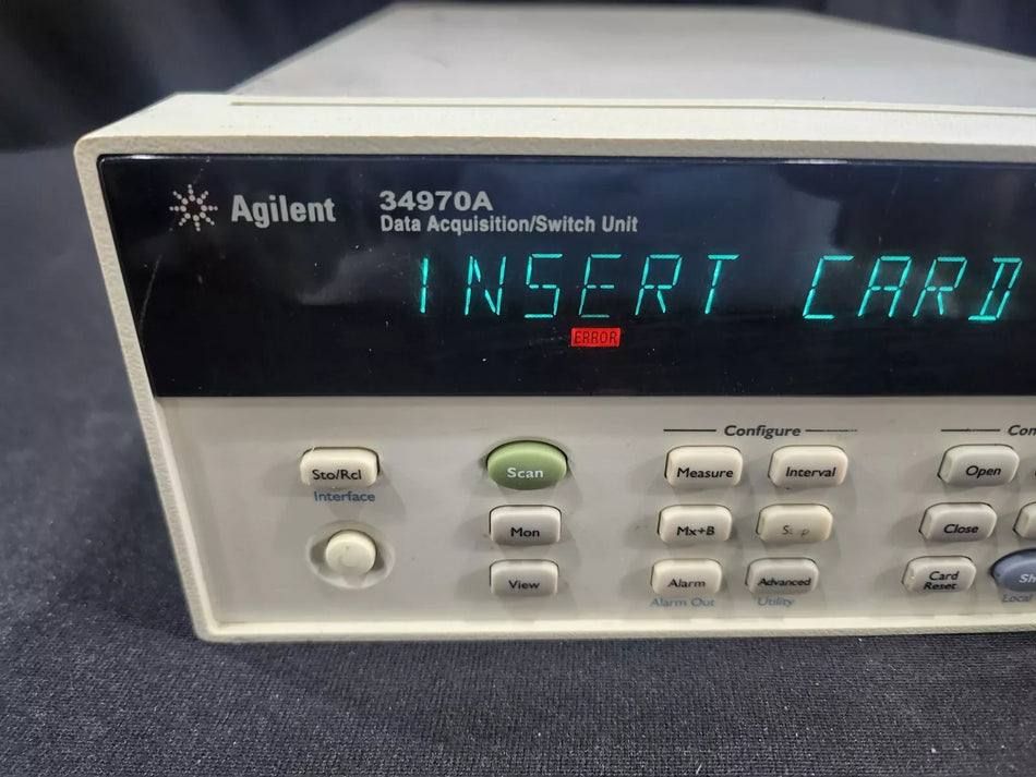 Agilent 34970A Data Acquisition Data Logger Switch Unit AS-IS