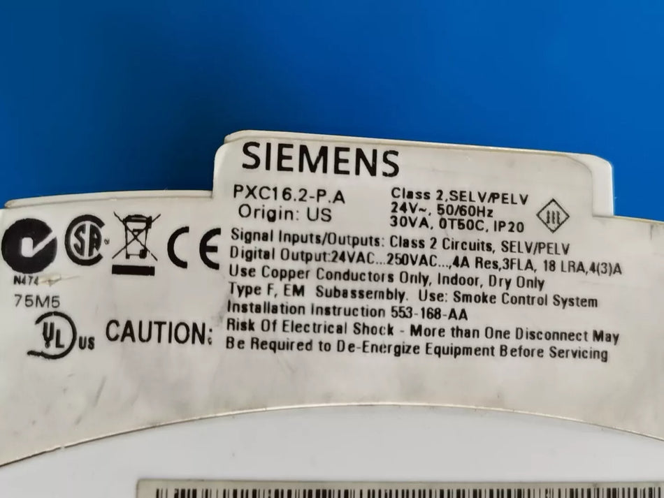1 PC USED TESTED PXC16.2-P.A Controller By DHL OR FedEx#B1687 CL