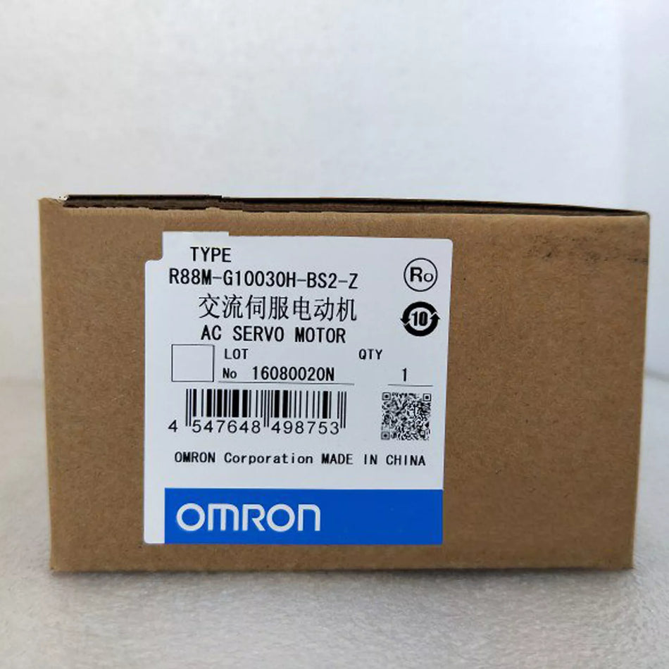 Omron R88M-G10030H-BS2-Z Servo Motor - 1PC New In Box