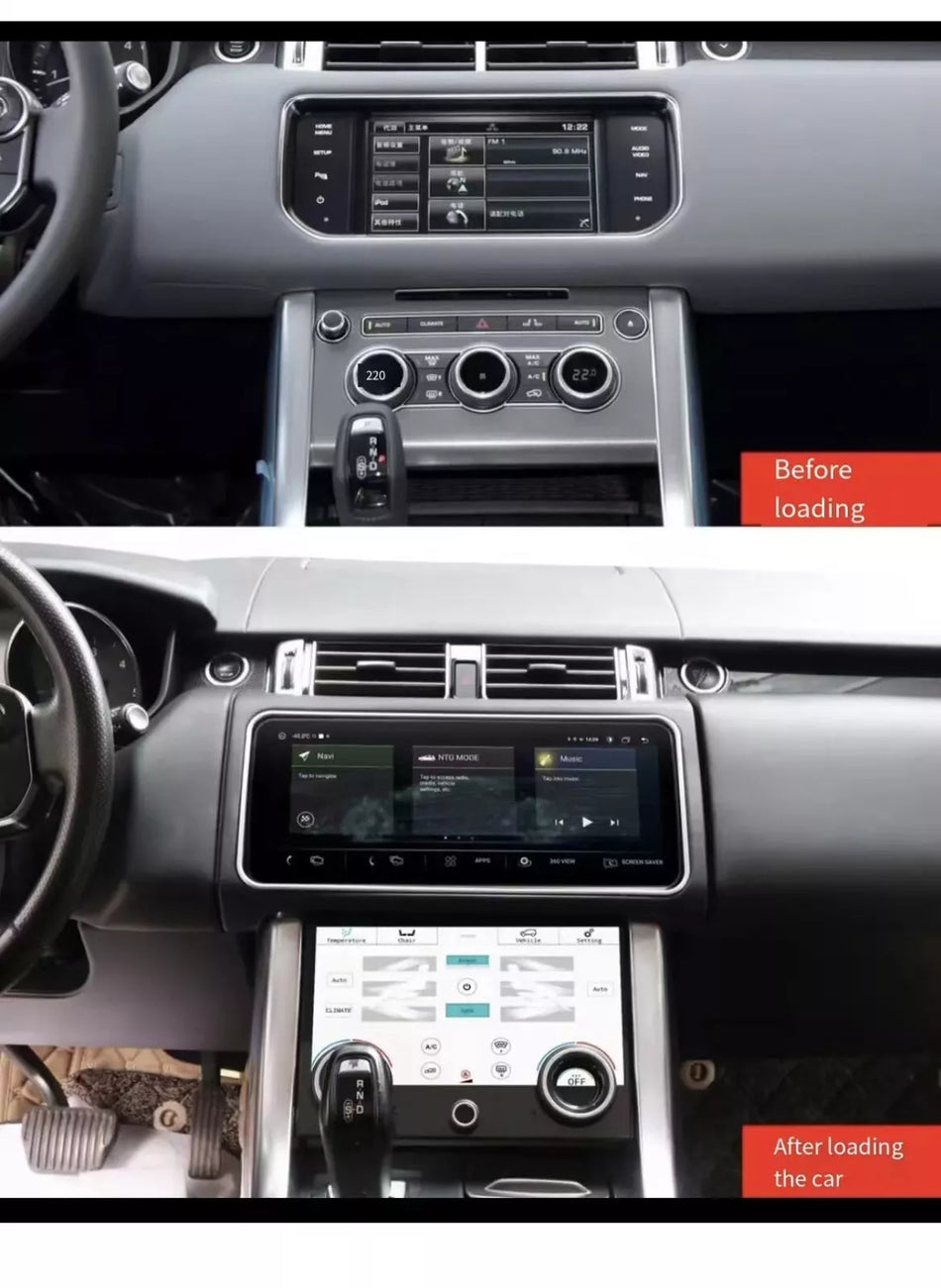 Android Navigation Car GPS Stereo Radio for Land Rover Range Rover Sport 12.3 Inch