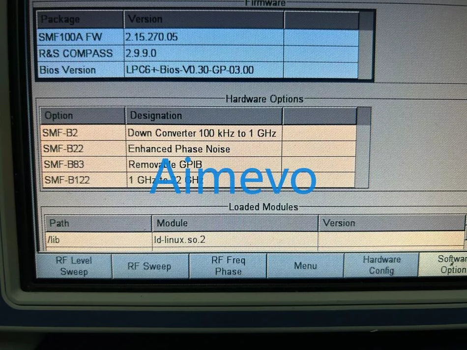 Rohde & Schwarz SMF100A 22 GHz Microwave Signal Generator 30 Days Warranty