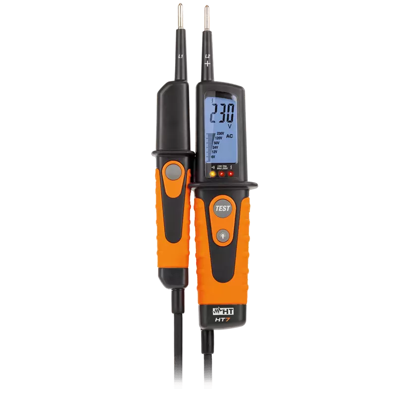 HT Instruments HT7 AC/DC Two Pole AC/DC Voltage Tester with LoZ input