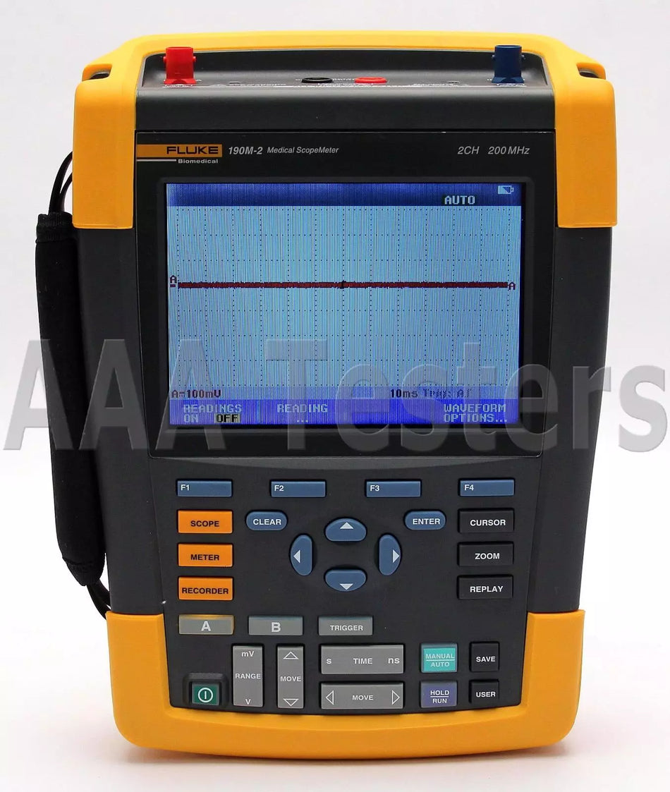 Fluke 190M-2 Medical ScopeMeter 2 Channel 200MHz Oscilloscope 190M 2 190-202