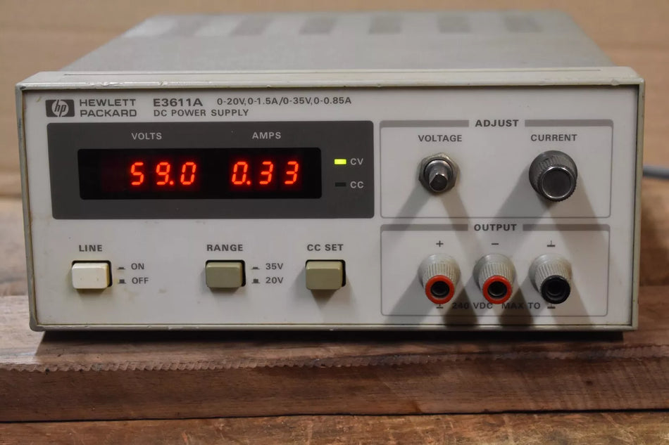 Portable Digital Multimeter with LCD Display and Test Leads