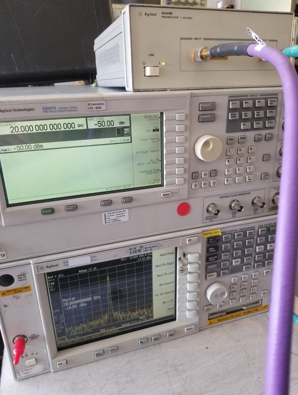 Wideband Preamp 1 GHz to 26.5 GHz