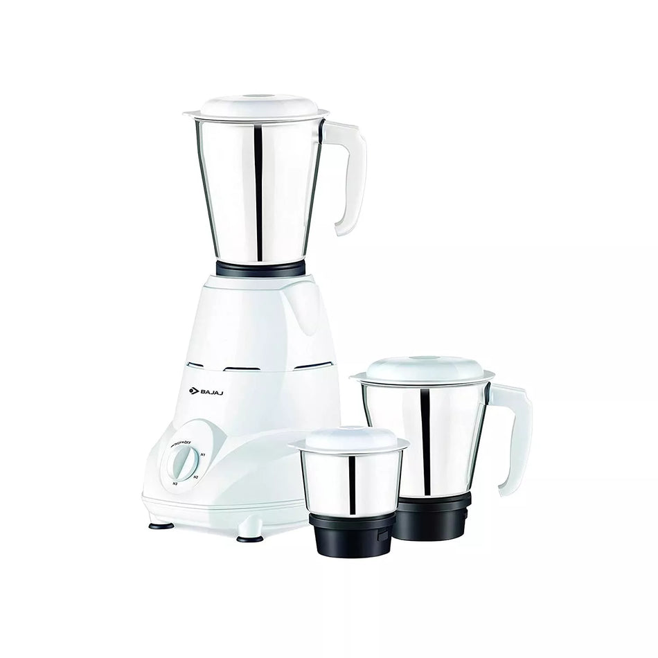 Bajaj Rex Mixer Grinder 500W with 3 SS Jars Nutri-Pro