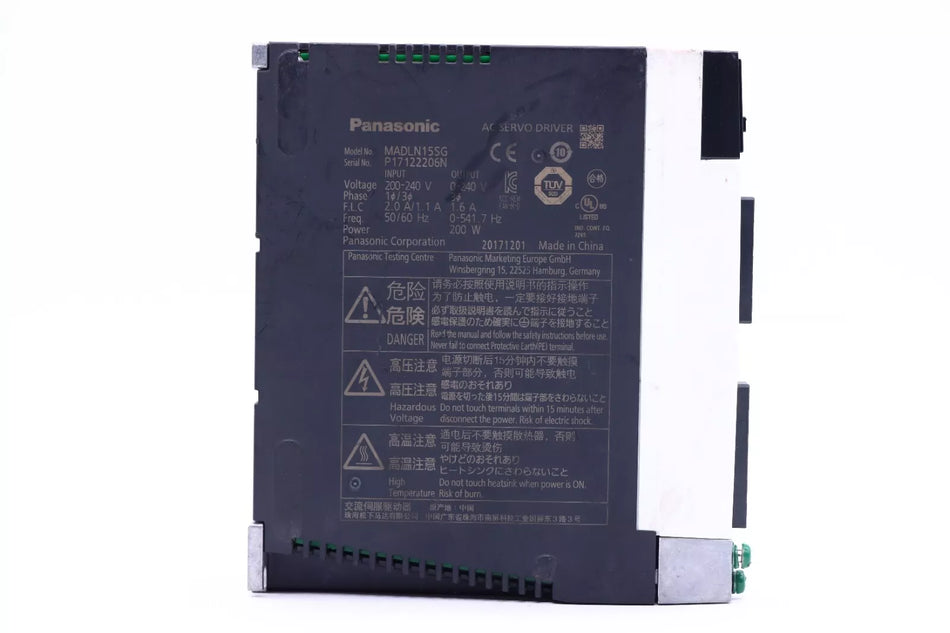 PANASONIC MINAS A6S Series Servo Drive MADLN15SG Used