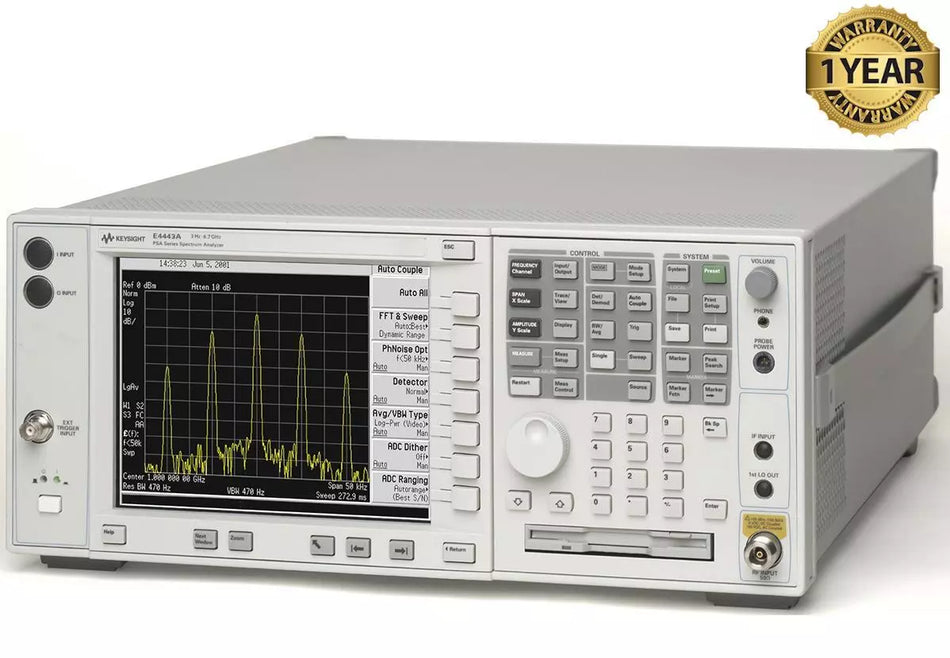 Agilent E4443A 6.7GHz Spectrum Analyzer w/ Options 115/123/140/217