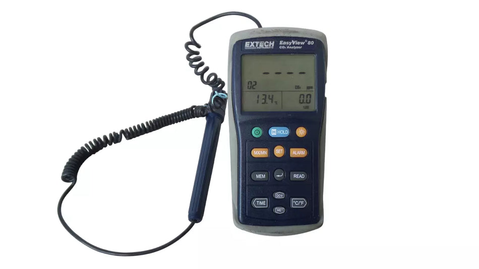 EXTECH EasyView 80 CO2 Analyzer - Portable Air Quality Monitor