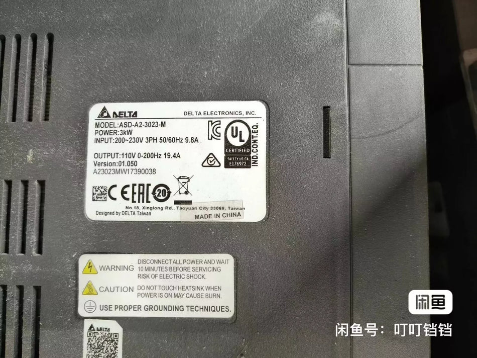1PC USED ASD-A2-3023-M driver #L5854Y LZ