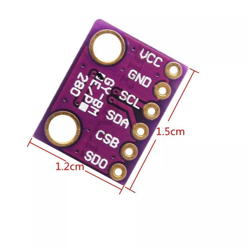 High Precision BMP280 Pressure Sensor for Arduino Atmospheric Monitoring