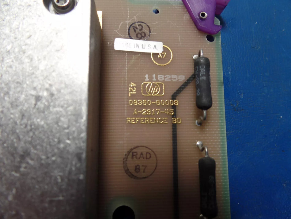 HP / Agilent 08360-60008 TBR Board Assembly- A7 Reference