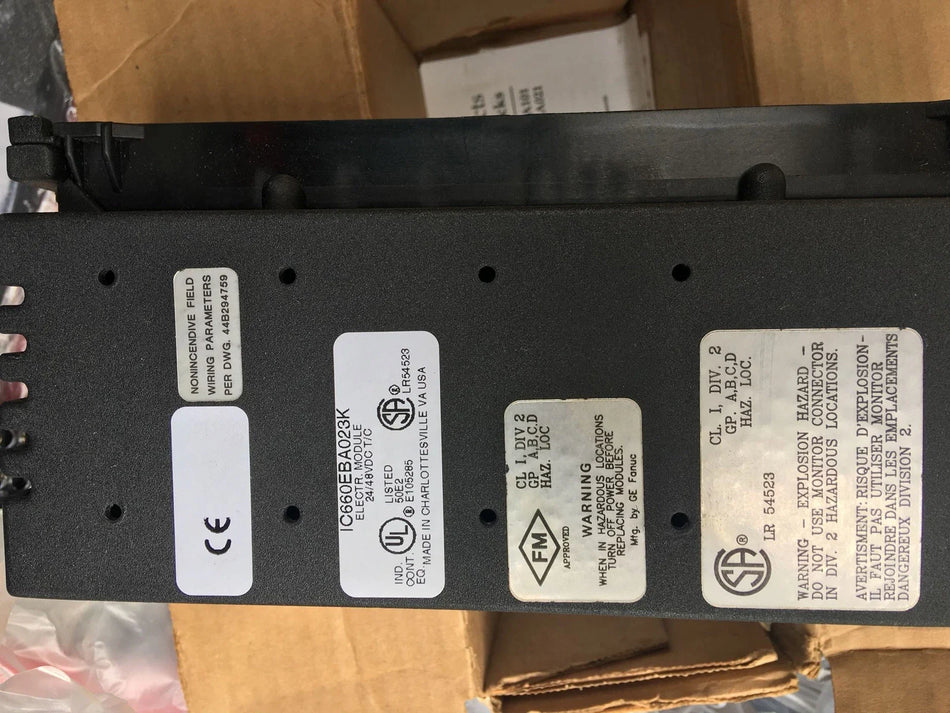 GE Fanuc IC660BBA023, IC660EBA023K, IC660TBA023: Product Details & Specifications