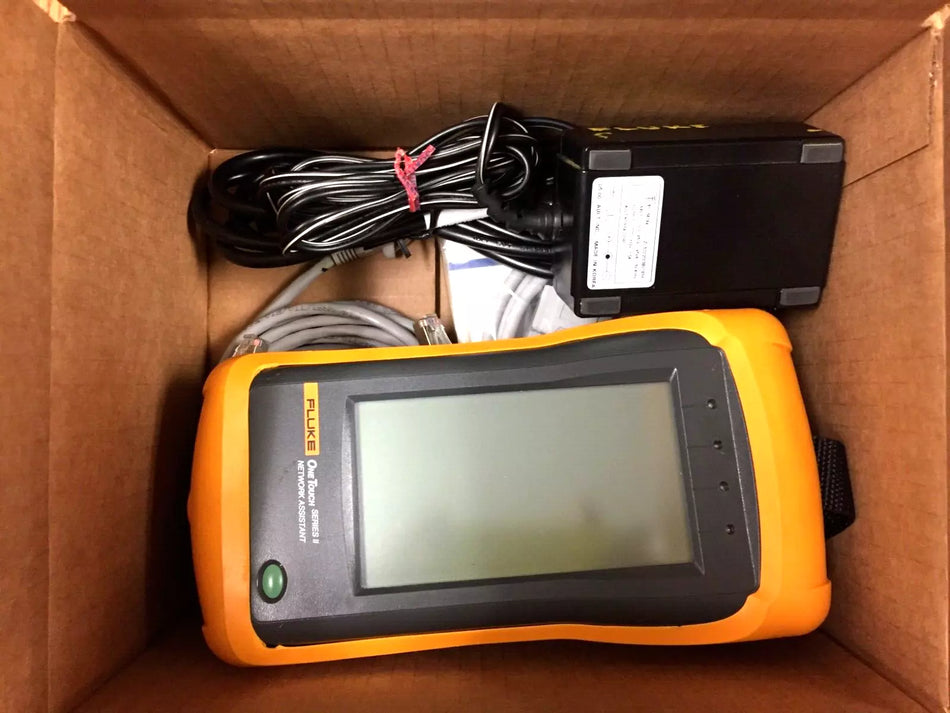 Fluke OneTouch Series II 10/100 Network Assistant with Battery & Power Adapter